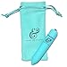 Ready and Willing Luxury Trigger Point Massager Powerful 10 speed waterproof with microfiber storage bag (Limited Edition Teal Blue)