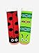 Pals Ladybug and Caterpillar Mismatched Socks Cool, Funny, Silly Designs for Boys or Girls, Non-Slip Sole Crew Socks, 1 Pair