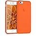 kwmobile Case Compatible with Apple iPhone 6 / 6S Case - Soft Slim Protective TPU Silicone Cover - Neon Orange