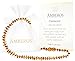 Amber Teething Necklace for Babies (Unisex) - Anti Flammatory, Drooling & Teething Pain Reduce Properties - Certificated Natural Oval Baltic Jewelry with the Highest Quality Guaranteed.