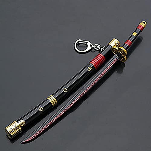 HNBMC One Piece Sword Keychain, Roronoa Zoro Sword Keychain with