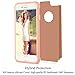 AILUN Phone Case for iPhone 6s iPhone 6 Soft Interior Silicone Bumper Hard Shell Solid PC Back Shock-Absorption Skid-Proof Anti-Scratch Hybrid Dual Layer Slim Cover Rosegold