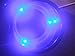 Amarine Made 3 LED Blue Stainless Steel Cup Drink Holder with Drain & LED Blue Marine Boat Rv Camper (1Pcs)