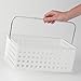 InterDesign 14 by 9 by 5-Inch Basic Basket, Medium, White