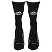 adidas Unisex-US Traxion Impact Crew Football & Basketball Crew Sock (1-Pair), Black/White/Dark Grey/Onix, 6.5-9