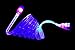 CIKOO 10Pcs/Pack 3Ft Colorful Light Up Visible LED Smile Micro USB Sync Data Charger Cable Charging Cord for Galaxy S7 S6 Edge S4 S5 Note 2 3 4 5, Galaxy Tab, HTC One M8 M9, LG G3 G4, and more android devices