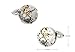 MRCUFF Presentation Gift Box Deluxe Steampunk Watch Vintage Style Pair Cufflinks & Polishing Cloth
