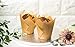 Juvale Tulip Cupcake Liners - 300-Pack Medium Baking Cups, Muffin Wrappers, Perfect for Birthday Parties, Weddings, Baby Showers, Bakeries, Catering, Restaurants, Kraft Brown