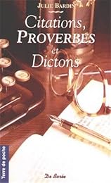 Citations, proverbes et dictons de chez nous