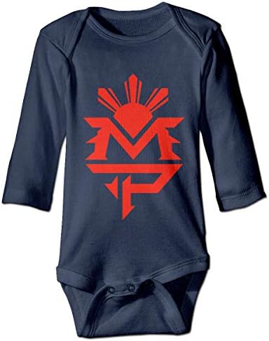 U are Friends Manny Pacquiao Red Mp Logo Newborn Girls Boy's Kid Baby Romper Long Sleeve Infant Toddler Shirts