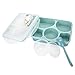 Lunch Bento Box, Iwotou Microwave and Dishwasher Safe Lunch Box with 5+1 Separated Containers (Blue)