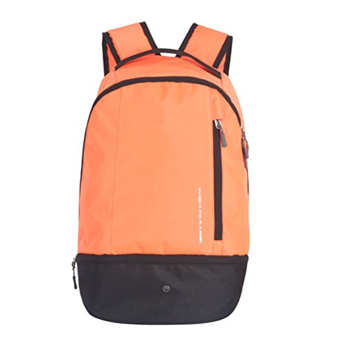 LOVEHIKE Lightweight Sports Athletic Backpack Shoulder bag for Team Soccer Ball Basketball Volleyball Football Baseball Orange