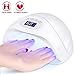 MINGER 48W UV LED Nail Dryer Nail Lamp, Two Hands Curing Lamps with UV Shield Gloves, Auto Nail Light with Sensor for UV Gel Polish, 30s 60s Low Heat Mode Timers