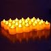 Midafon 24 Pcs LED Flameless Candles Votive Candles Flickering Tealight Candles Battery Operated Halloween Decoration