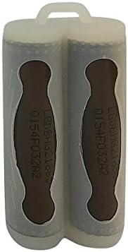[AtomPower] 2 x LG HG2 18650 3000mAh 35A 3.7v Rechargeable Batteries, Flat Top With AtomPower Protective Case - Authenticated