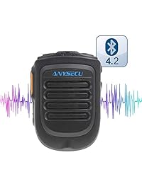 2018 Nuevo lanzamiento Bluetooth Versión 4.2 Micrófono B01 para W7 W7plus T-320 Trabajo de radio con PTT real / Zello PTT Micrófono de mano inalámbrico