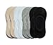 2econdskin Women's Casual No Show 3 to 8 Pairs Socks Non Slip Flat Boat Line