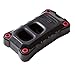 AJT DESIGN Injection Fob Case (2007 FJ Cruiser) Black/Red Screws