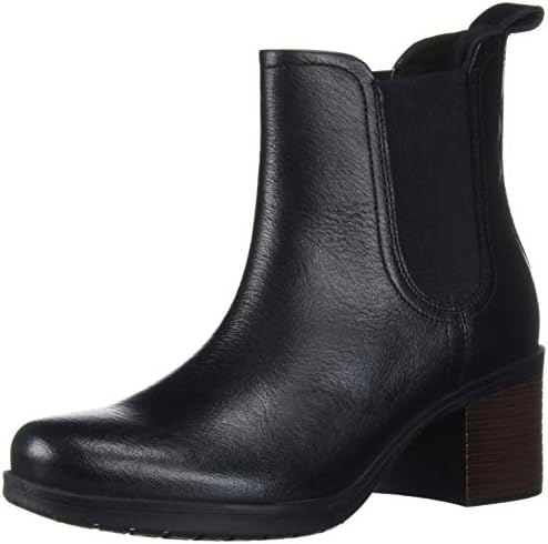 clarks black chelsea boots womens