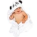 Panda Hooded Baby Towel | 100% Organic Bamboo | Cute Animal Design Great for Boys and Girls | Extra Soft and Thick for Infant, Toddler, Newborn and Kids use at Bath Time, Beach and Pool
