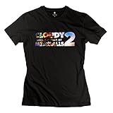 HX-Kingdom Women's Best T-shirts - Cloudy With A Chance Of Meatballs Black Size S