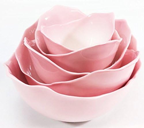 Amazon Co Jp ピンクローズ ボウル 陶磁器製 薔薇型 お皿 5ピースセット ホビー Amazon Co Jp ピンクローズ ボウル 陶磁器製 薔薇型 お皿 5ピースセット ホビー