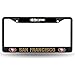 San Francisco 49ers Black Metal License Plate Frame