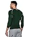 Under Armour Men's HeatGear Armour Compression Long Sleeve T-Shirt , Forest Green (301)/White , Large