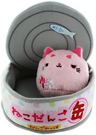 Little Buddy LLC Neko Dango (Cat Dumpling) 3" Plush: Maro Sakura w/ Tuna Can