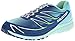 Salomon Women's Sense Mantra 3 Running Shoe, Gentiane/Igloo Blue/Firefly Green, 8 M US