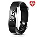 Fitness Tracker, Activity Tracker with Heart Rate Monitor and Sleep Monitor, Step Counter Pedometer Watch, IP67 Water Resistant Smart Band with 0.96''OLED Touchscreen for Kids Women and Men