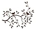 Westcharm 24 in Branches w/Birds and Leaves for Home Outdoor Decorative Metal Wall Sculpture