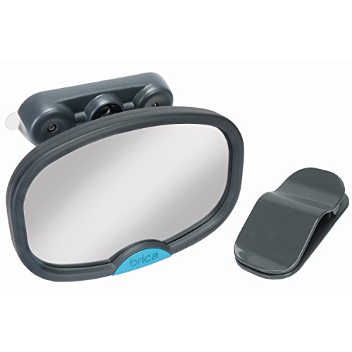 BRICA Deluxe Stay-in-Place Mirror for In Car Safety