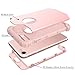 LONTECT Hybrid Heavy Duty Shockproof Full-Body Protective Case with Dual Layer Hard PC+ Soft Silicone Impact Protection for Apple iPhone 7, New Rose Gold