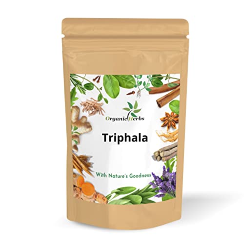 Organic Herbs Triphala Powder (Brown Pouch 3.5 Ounce/100Gm)