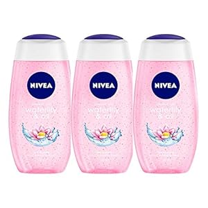 Nivea Waterlily and Oil Shower Gel, 250ml (Pack of 3)