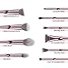 Makeup Brushes, ITME Premium Professional Makeup Brush Set With Purse,10 PCS Synthetic Cosmetics Makeup Brushes For Foundation Blending Blush Powder Blush Concealers Eye Shadows Brushes (Rose Gold)