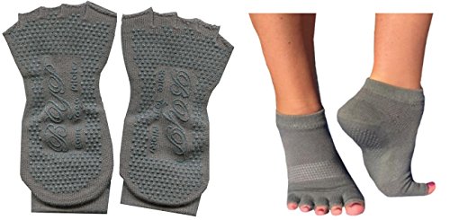Byp - barre, yoga, pilates acrylic non-slip compression grip sock…