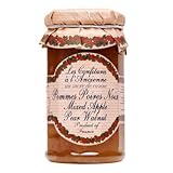 Apple Pear Walnut Jam Andresy All natural French jam pure sugar cane 9 oz jar Confitures a l'Ancienne, One