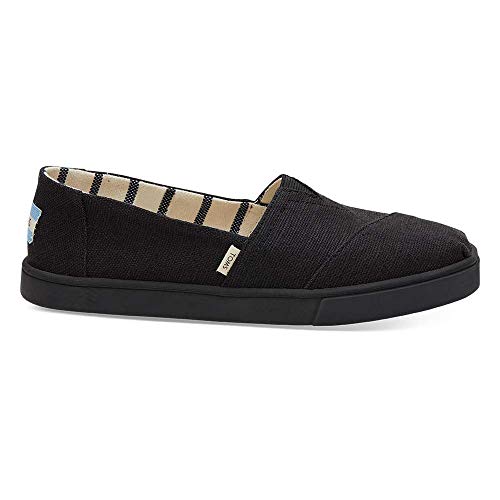 TOMS Men's Cabrillo Sneaker, Black, 11