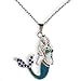 Ocea Creations Mermaid Mood Necklace - Get Instant Emotion Reading Great Gift for Girls