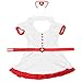 Night Shift Nurse Women's Sexy Halloween Role Play Costume Scrubs, White, Small