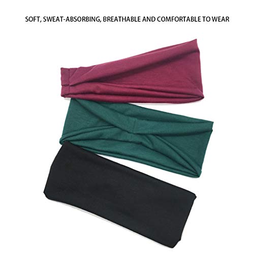 image for Ridkodg Sweat Headbands Wristbands Sports Hair Band Headbands for Wome