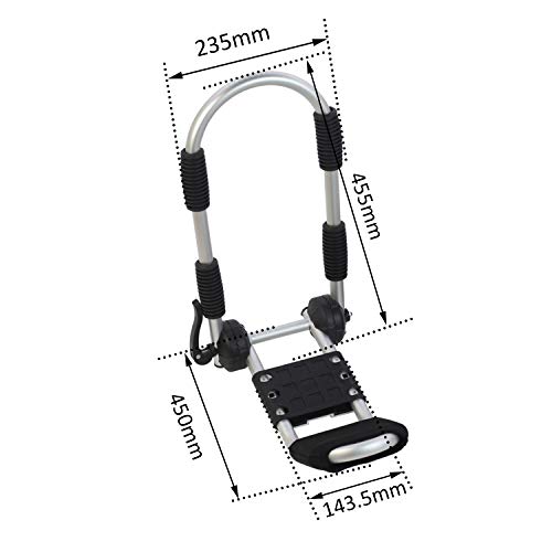 Onefeng Sports Set of Two Kayak Rack, Kayak Carrier Car Roof Rack J-Shape Foldable Carrier for Canoe, SUP and Kayaks Mounted on Your SUV, Car Crossbar - Thumbnail 2