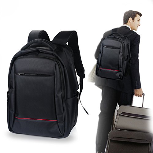 Backpacks, Laptop Backpacks - ZSTVIVA Water Resistance Anti-theft Zipper Design Nylon Fabric Collage Backpack Travel Bag Business Computer Bag Up to 15.6 inch