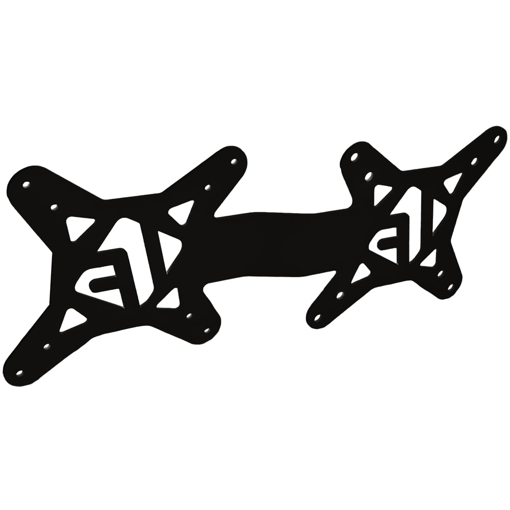 Photo 1 of IFCASE Universal Back of Monitor, Monitor Arm Extension Metal VESA Mount Adapter Extender Plate for Mini PC CPU Computer Compatible with Intel NUC (Black)