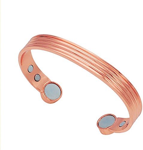 LAUNCH DEAL - Magnetic Copper Bracelet for Arthritis Pain Relief,Super Strength,Prime Magnet Therapy,Carpel Tunnel,Menopause, Migraine,Tiredness - Unisex,Adjustable,Fashionable, by Pretty Distinctive