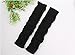 FuzzyGreen Pretty Fashion Gloves, Fashion Gloves Black Lady Women Girls Winter Warmer Long Stretch Weave Knit Arm Warmer Fingerless Hollow Out Gloves Mitten Crochet Warmer