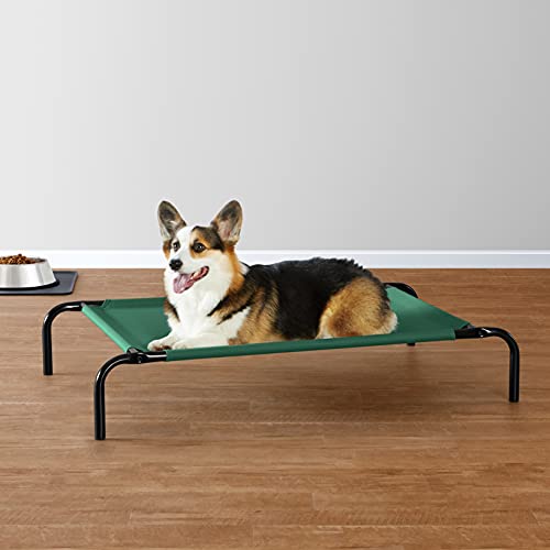 Amazon Basics Cooling Elevated Pet Bed, Medium (43 x 26 x 7.5 Inches