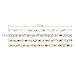 160-Pack Paper Straws - White, Yellow, Green, and Peach Colored Fun Biodegradable Drinking Straws with Floral Designs - 7.75 inches